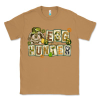 Toasted Coconut Egg hunter with plate letters Easter Day Classic Tee - HowdyJamesFarm