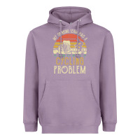 Lavender my drinking team has a cycling problem cotton t shirt funny dad gift c Heavyweight Hoodie - longCreatives