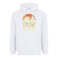 White my drinking team has a cycling problem cotton t shirt funny dad gift c Heavyweight Hoodie - longCreatives
