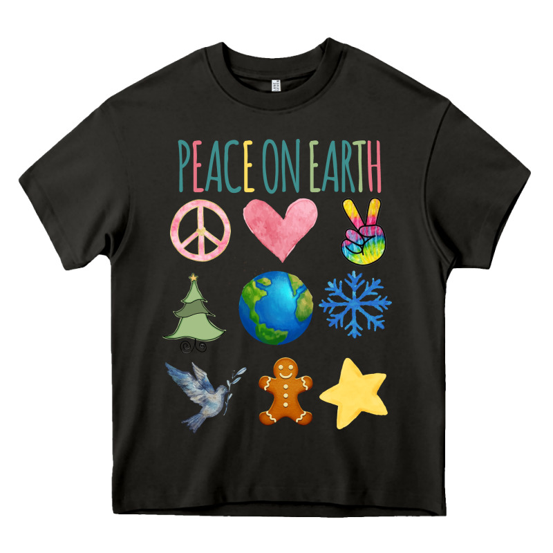 Peace On Earth Heavy Core Tee by Bettercallsaul | Teevron