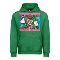 Emerald v.d flowers and hearts Urban Hoodie - AdoDesignShop