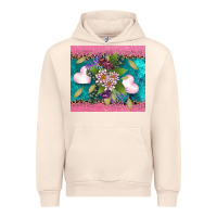 Sandshell v.d flowers and hearts Urban Hoodie - AdoDesignShop