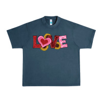 Midnight Navy valentines day love sunflowers Urban Heavy Tee - RanaPortraitStore
