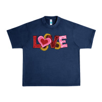 Navy valentines day love sunflowers Urban Heavy Tee - RanaPortraitStore