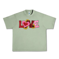 Oil Green valentines day love sunflowers Urban Heavy Tee - RanaPortraitStore