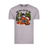 Vintage Zinc dear santa just send cows Vintage Tee - CowGirlArtShop
