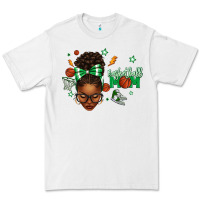White Afro Messy Bun Full Face Basketball Mom Premium Tee - texasbilliewilder