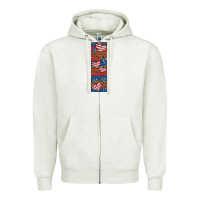 Oatmeal Heather usa flag and cross penwraps Zipper Hoodie - Artiststas