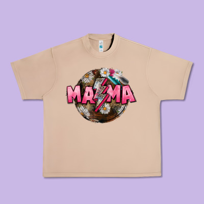 Mama Lightning Bolt Mother's Day Urban Heavy Tee Designed By Cowgirlartshop