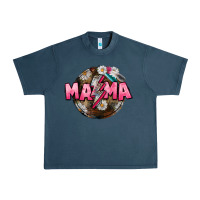 Midnight Navy Mama lightning bolt Mother's Day Urban Heavy Tee - CowGirlArtShop