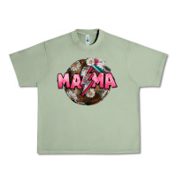 Oil Green Mama lightning bolt Mother's Day Urban Heavy Tee - CowGirlArtShop