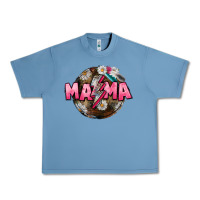Pebble Blue Mama lightning bolt Mother's Day Urban Heavy Tee - CowGirlArtShop