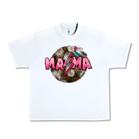 White Mama lightning bolt Mother's Day Urban Heavy Tee - CowGirlArtShop