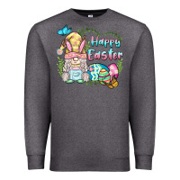 Charcoal Heather happy easter bunny gnome Premium Sweatshirt - BarkalooDesign