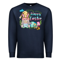 Navy happy easter bunny gnome Premium Sweatshirt - BarkalooDesign