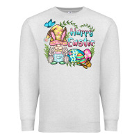 Oatmeal Heather happy easter bunny gnome Premium Sweatshirt - BarkalooDesign