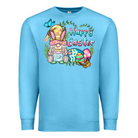 Ocean Blue happy easter bunny gnome Premium Sweatshirt - BarkalooDesign