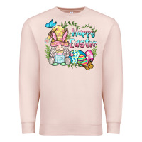 Pale Pink happy easter bunny gnome Premium Sweatshirt - BarkalooDesign