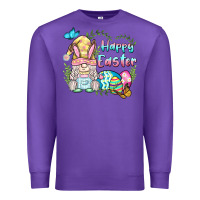 Purple happy easter bunny gnome Premium Sweatshirt - BarkalooDesign