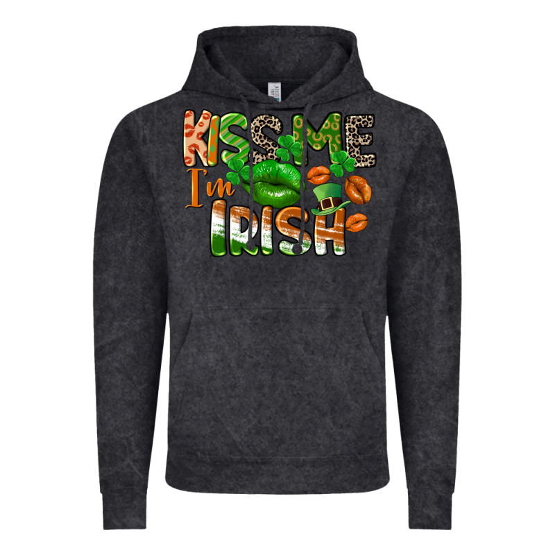 Kiss Me I Am Irish St. Patrick's Day Vintage Hoodie by CowGirlArtShop | Teevron