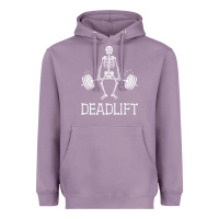 Lavender deadlift funny halloween skeleton weight lifting workout Heavyweight Hoodie - longCreatives