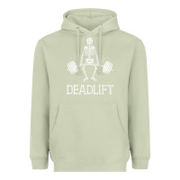 Matcha deadlift funny halloween skeleton weight lifting workout Heavyweight Hoodie - longCreatives