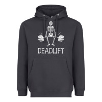 Smoke deadlift funny halloween skeleton weight lifting workout Heavyweight Hoodie - longCreatives