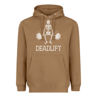 Toasted Coconut deadlift funny halloween skeleton weight lifting workout Heavyweight Hoodie - longCreatives