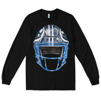 Black football helmet fa element 1 Long Sleeve Tee - FaDigitalArtStudio
