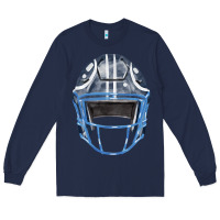 Navy football helmet fa element 1 Long Sleeve Tee - FaDigitalArtStudio