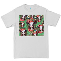 Dove Grey baby cow floral aztec tumbler Premium Tee - Jasminsmagicworld
