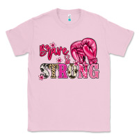 Bubblegum Pink Brave and strong Cancer Awareness Classic Tee - HowdyJamesFarm