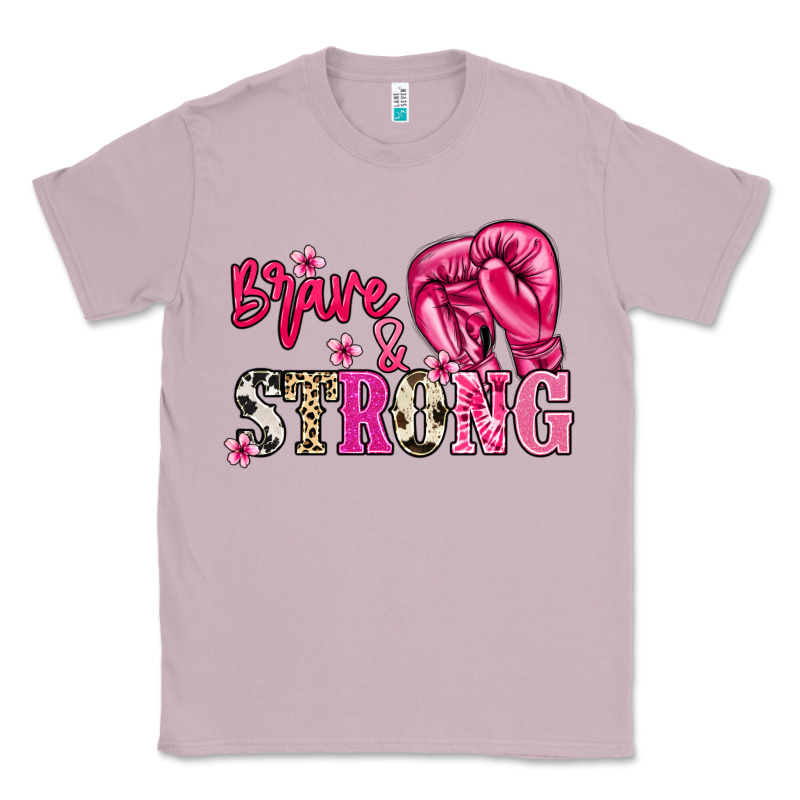 Brave And Strong Cancer Awareness Classic Tee by HowdyJamesFarm | Teevron