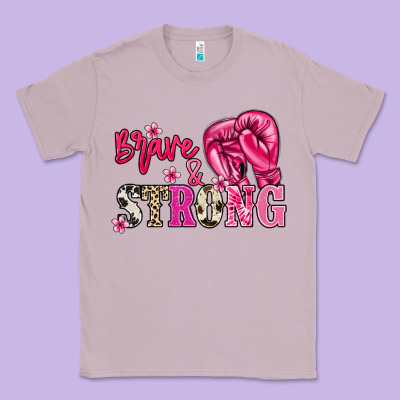 Brave And Strong Cancer Awareness Classic Tee Designed By Howdyjamesfarm