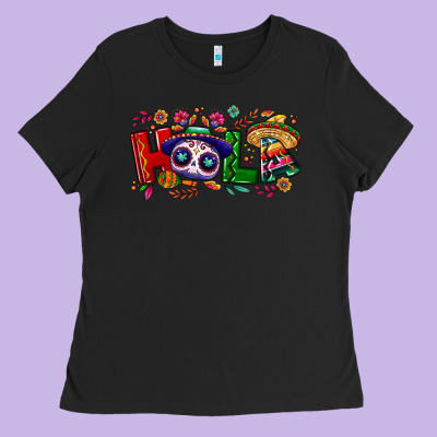 Hola Cinco De Mayo Ladies Tee Designed By Nancycooperartshop