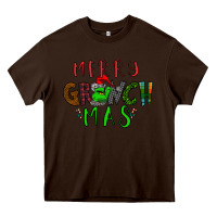 Chocolate Brown Merry Grinch Mas Heavy Core Tee - Bettercallsaul