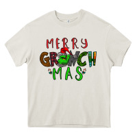 Cream Merry Grinch Mas Heavy Core Tee - Bettercallsaul