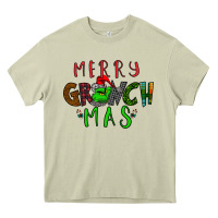 Mossy Merry Grinch Mas Heavy Core Tee - Bettercallsaul