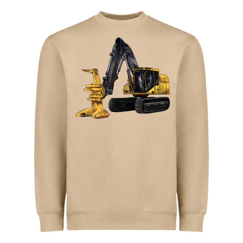 Feller Buncher Heavyweight Sweatshirt by LillyAllenDesigns | Teevron