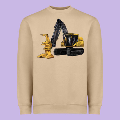 Feller Buncher Heavyweight Sweatshirt Designed By Lillyallendesigns