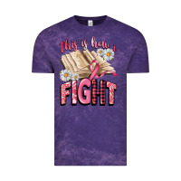 Cloud Purple this is how i fight Vintage Tee - CowGirlArtShop