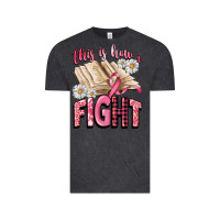 Vintage Black this is how i fight Vintage Tee - CowGirlArtShop
