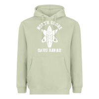 Matcha Oahu Hawaii North Shore Surf Beach Surfing Surfer Gift Heavyweight Hoodie - longCreatives