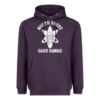 Oahu Hawaii North Shore Surf Beach Surfing Surfer Gift Heavyweight Hoodie | Teevron