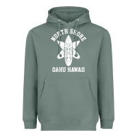 Sage Oahu Hawaii North Shore Surf Beach Surfing Surfer Gift Heavyweight Hoodie - longCreatives