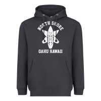Smoke Oahu Hawaii North Shore Surf Beach Surfing Surfer Gift Heavyweight Hoodie - longCreatives