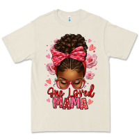 Bone one loved mama afro messy bun Premium Tee - texasbilliewilder
