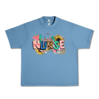 Pebble Blue nurse Urban Heavy Tee - CowGirlArtShop