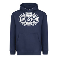 Navy Outer Banks North Carolina OBX Beach Summer Travel Vintage Birthday Heavyweight Hoodie - longCreatives