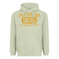 Matcha Made in 1935 87th Birthday Gifts 87 Year old Birthday T-Shirt Heavyweight Hoodie - longCreatives